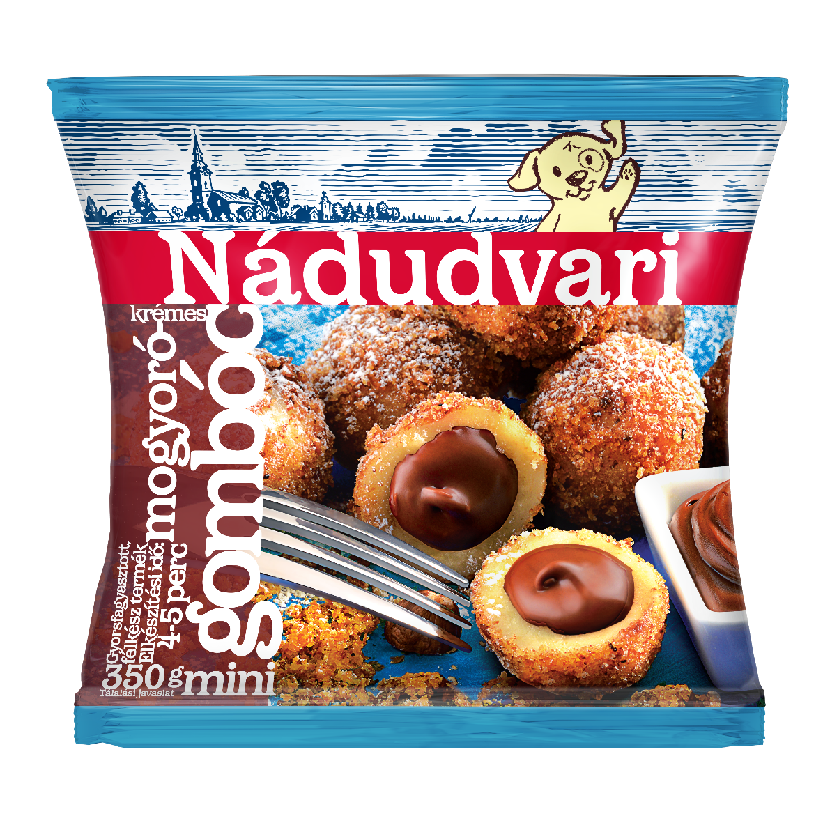 Nádudvari mogyorókrémes gombóc 350g